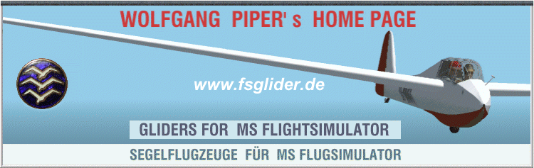 Wolfgang Piper`s Segelflieger